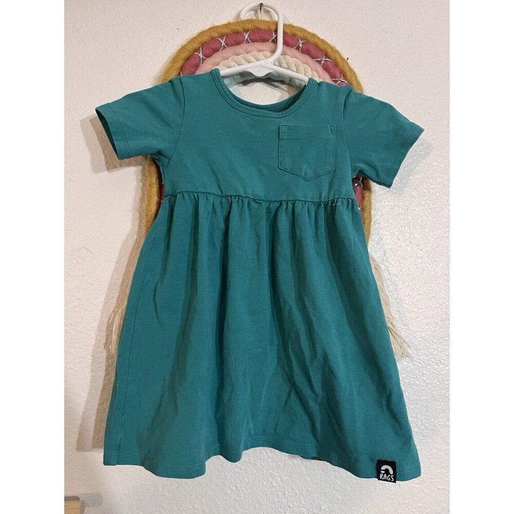 rags teal dress